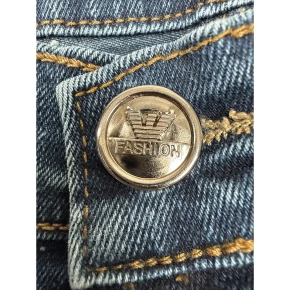 Armani Jeans Mens Jeans 33x28 Dark Wash Blue Straight Leg Designer Denim - Picture 14 of 16